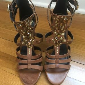 Vince Camuto Annika Tan Strappy Heels